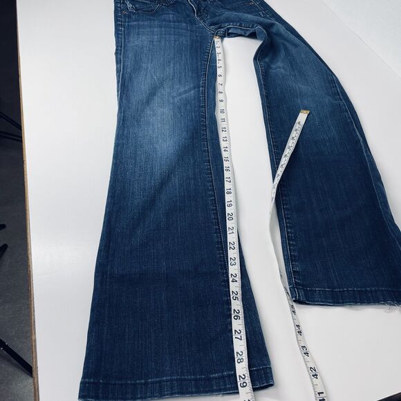 Genetic Denim The Riley Jeans 26 Womens Low Rise Y2K Jeans 27x29 Flare Jeans 26 - Picture 11 of 15